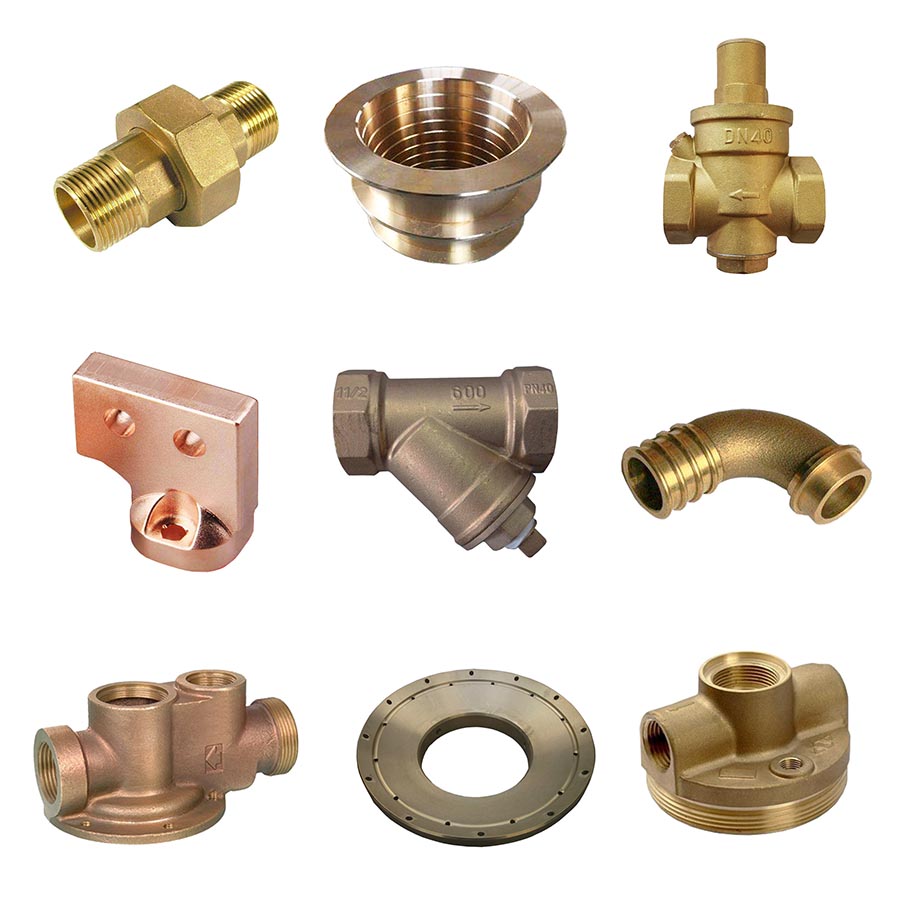 brass investment casting components