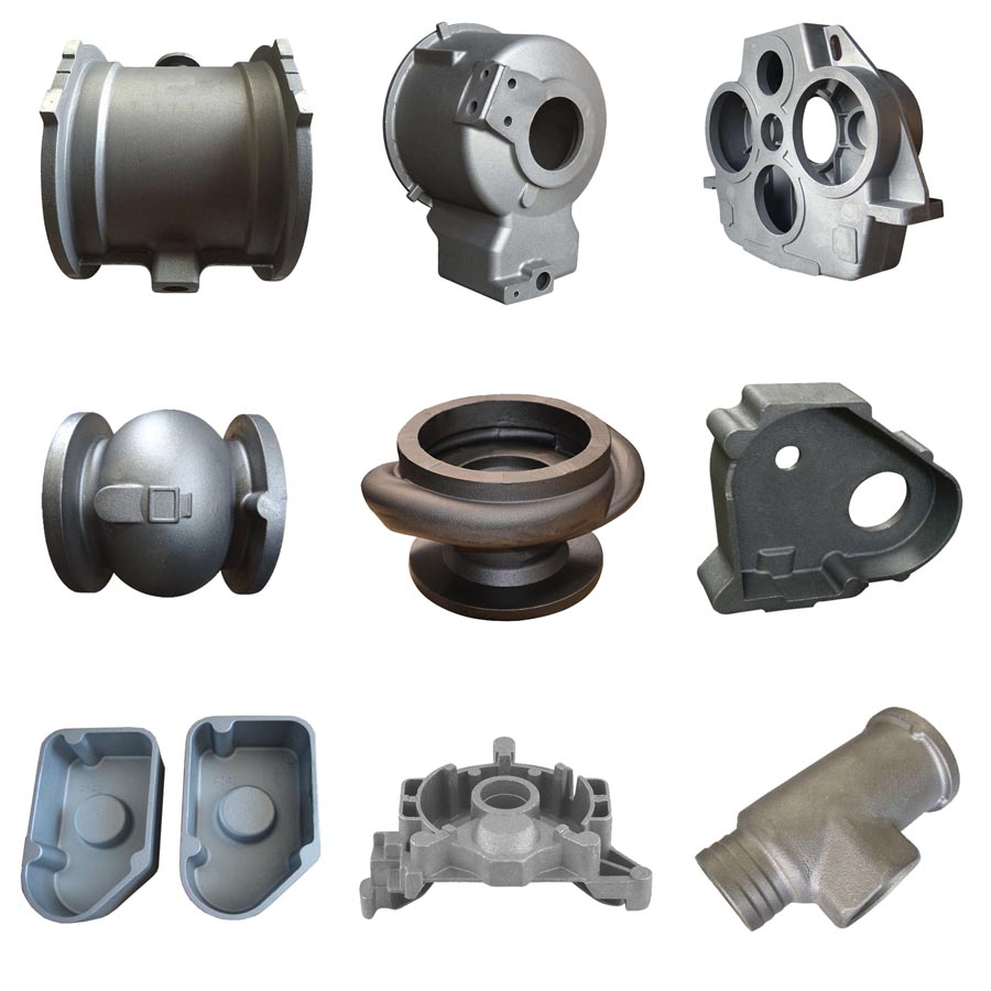 gray iron resin coated sand casting parts