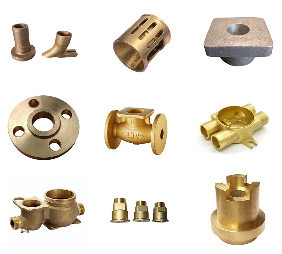 brass casting components
